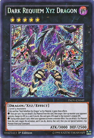 Dark Requiem Xyz Dragon [INOV-EN049] Secret Rare | Rock City Comics