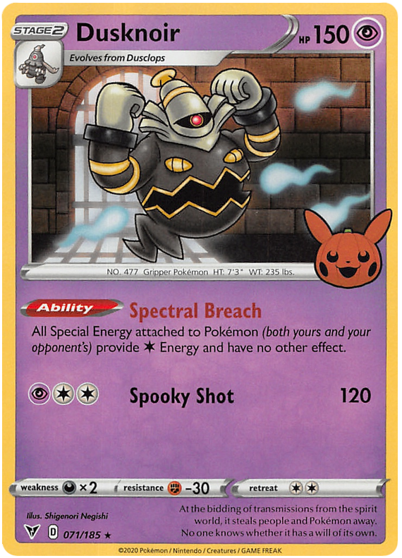 Dusknoir (071/185) [Trick or Trade 2023] | Rock City Comics