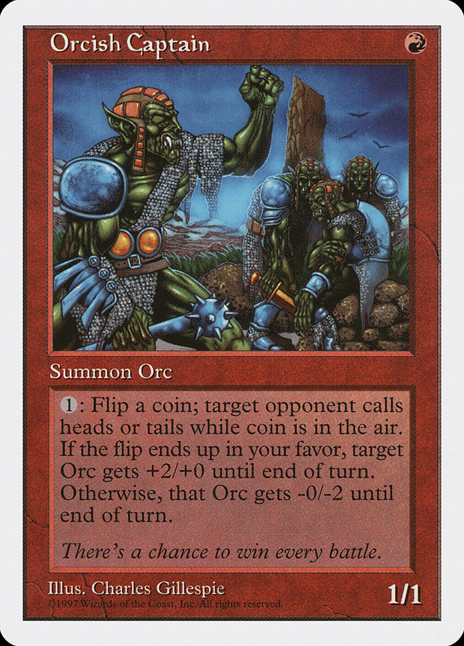 Orcish Captain [Fifth Edition] | Rock City Comics