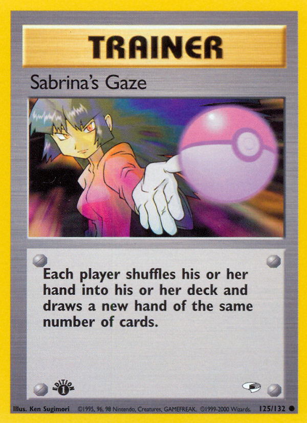 Sabrina's Gaze (125/132) [Gym Heroes 1st Edition] | Rock City Comics