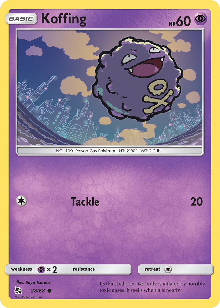 Koffing (28/68) [Sun & Moon: Hidden Fates] | Rock City Comics