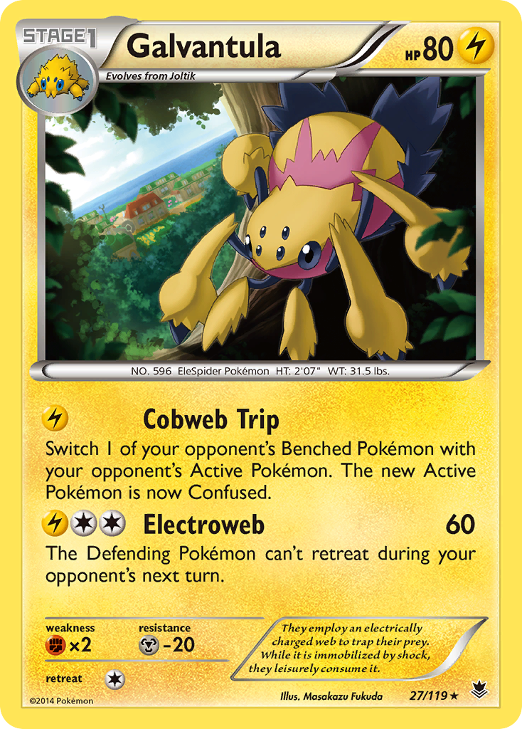 Galvantula (27/119) [XY: Phantom Forces] | Rock City Comics