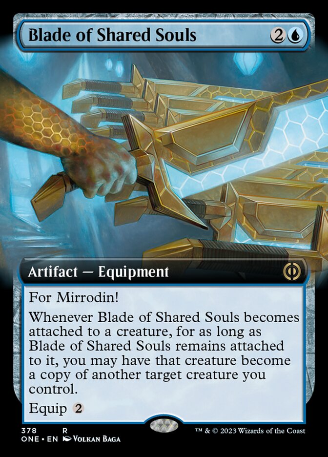 Blade of Shared Souls (Extended Art) [Phyrexia: All Will Be One] | Rock City Comics