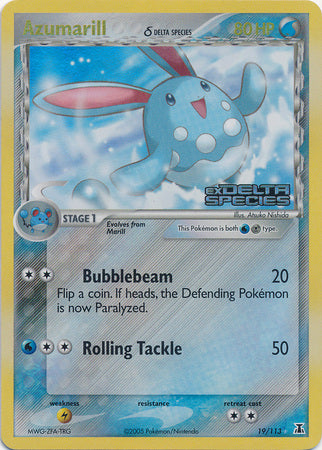 Azumarill (19/113) (Delta Species) (Stamped) [EX: Delta Species] | Rock City Comics