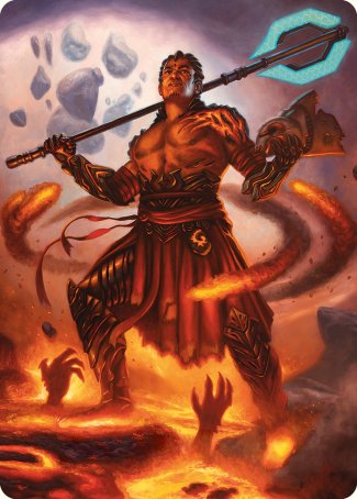 Koth, Fire of Resistance Art Card [Phyrexia: All Will Be One Art Series] | Rock City Comics