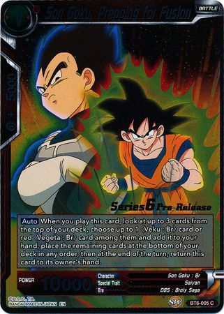 Son Goku, Prepping for Fusion [BT6-005_PR] | Rock City Comics