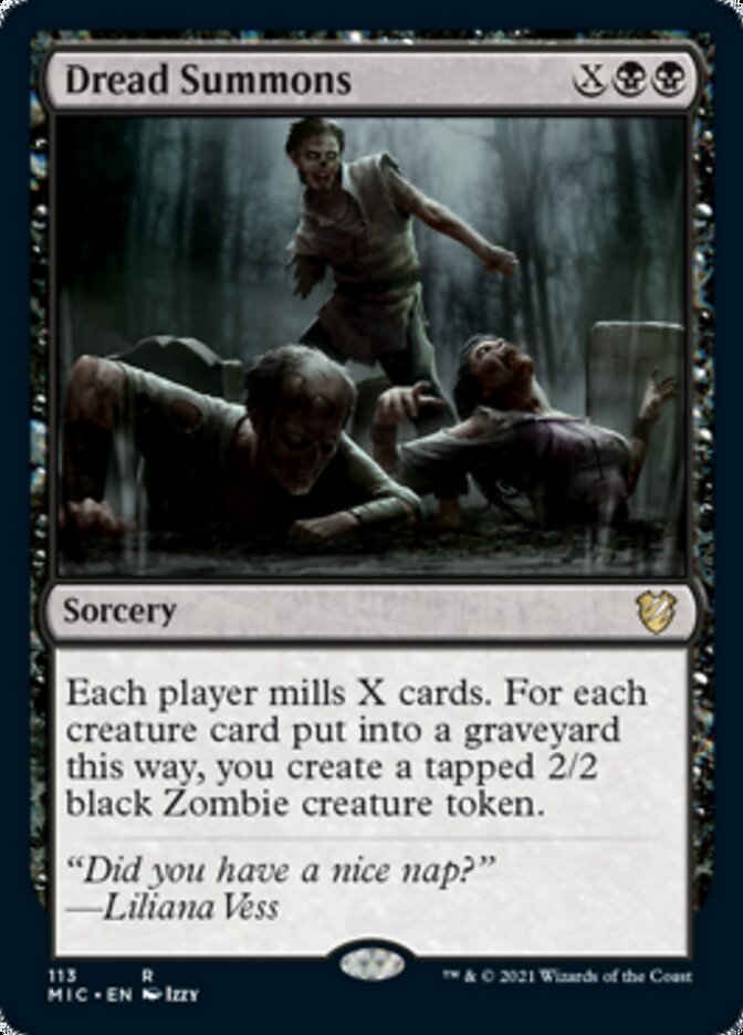 Dread Summons [Innistrad: Midnight Hunt Commander] | Rock City Comics