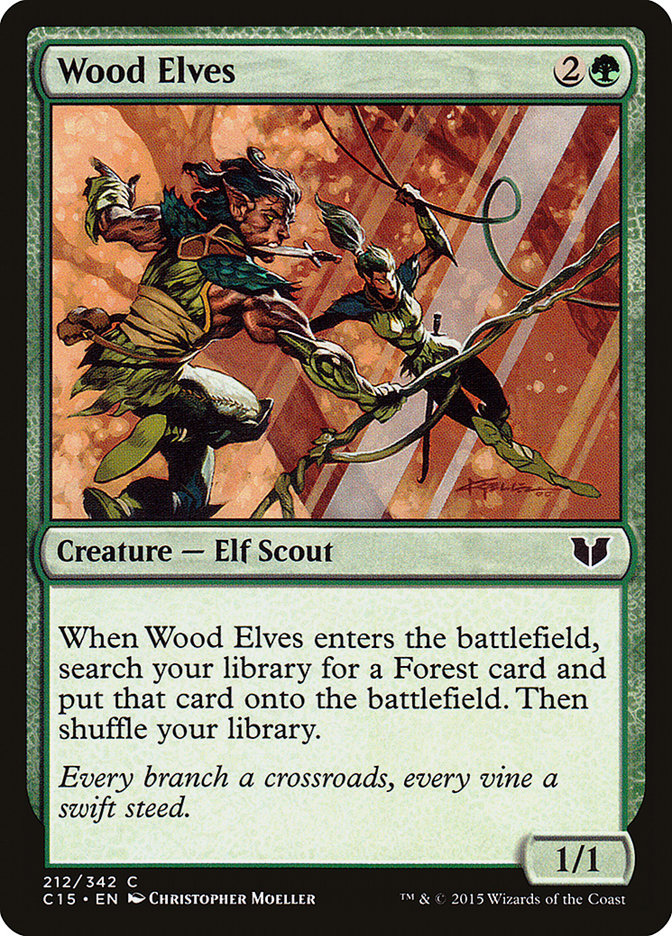 Wood Elves [Commander 2015] | Rock City Comics