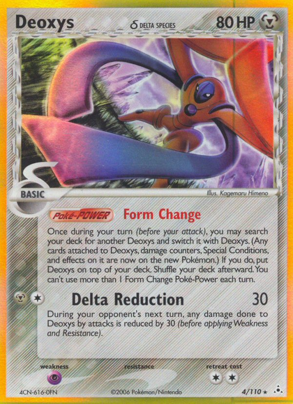 Deoxys (4/110) (Delta Species) [EX: Holon Phantoms] | Rock City Comics