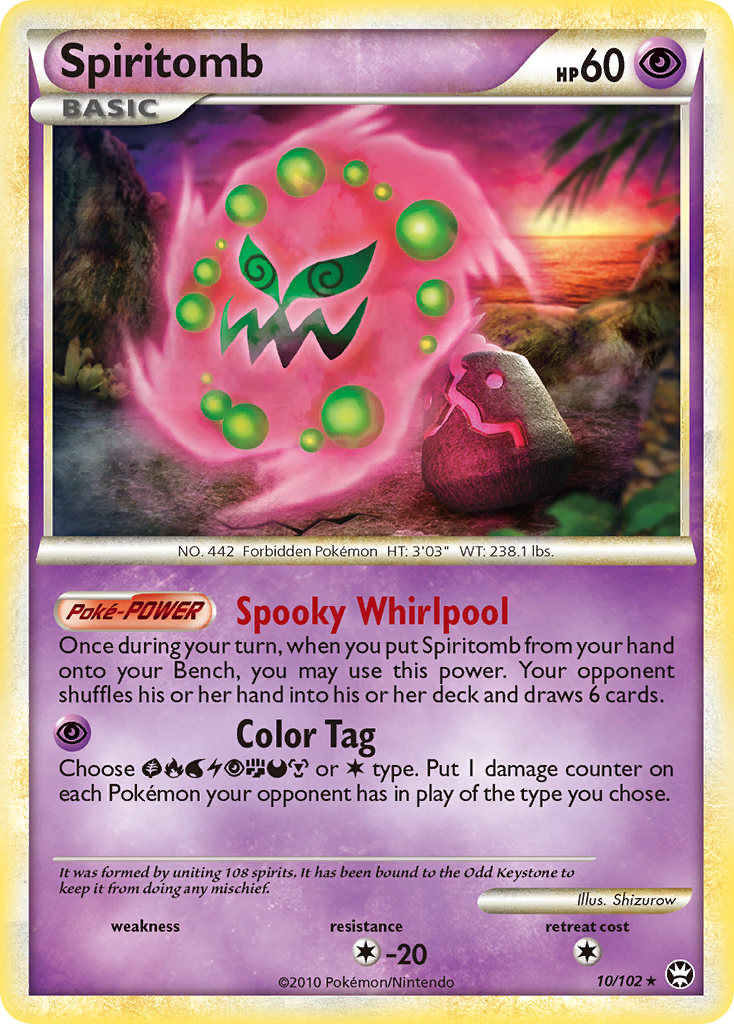 Spiritomb (10/102) [HeartGold & SoulSilver: Triumphant] | Rock City Comics