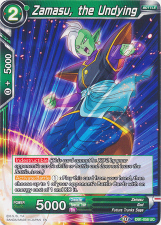 Zamasu, the Undying (DB1-058) [Dragon Brawl] | Rock City Comics