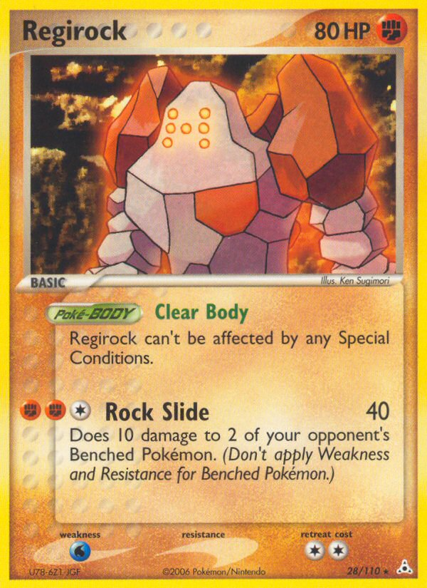 Regirock (28/110) [EX: Holon Phantoms] | Rock City Comics