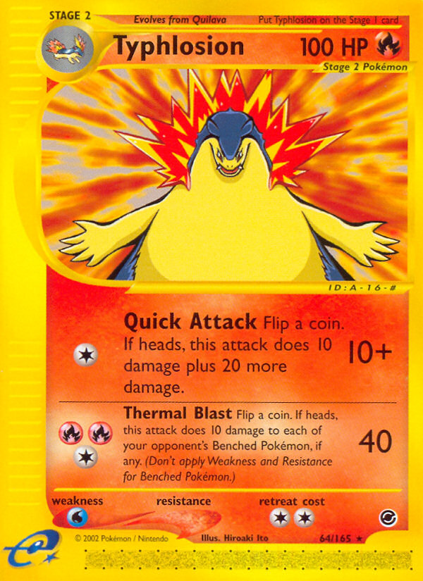 Typhlosion (64/165) [Expedition: Base Set] | Rock City Comics