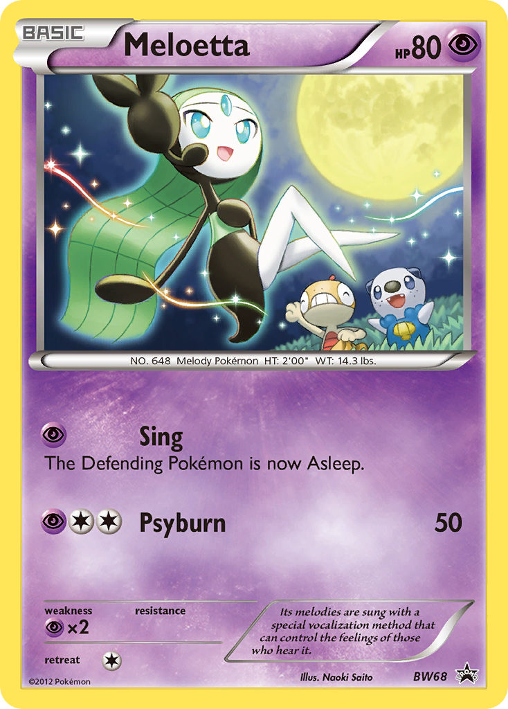 Meloetta (BW68) [Black & White: Black Star Promos] | Rock City Comics