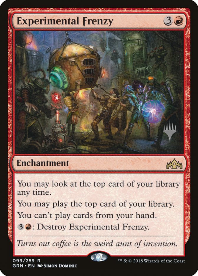 Experimental Frenzy (Promo Pack) [Guilds of Ravnica Promos] | Rock City Comics