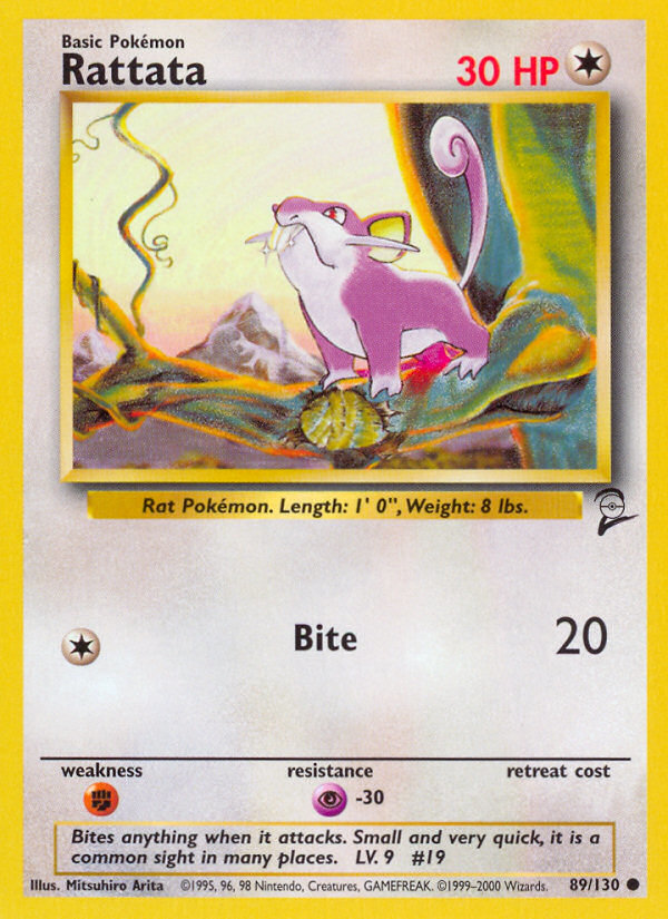 Rattata (89/130) [Base Set 2] | Rock City Comics