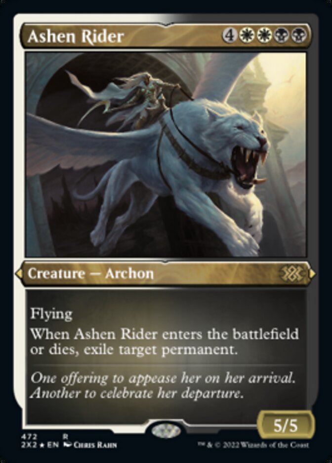 Ashen Rider (Foil Etched) [Double Masters 2022] | Rock City Comics