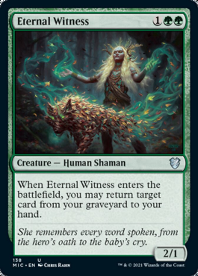 Eternal Witness [Innistrad: Midnight Hunt Commander] | Rock City Comics