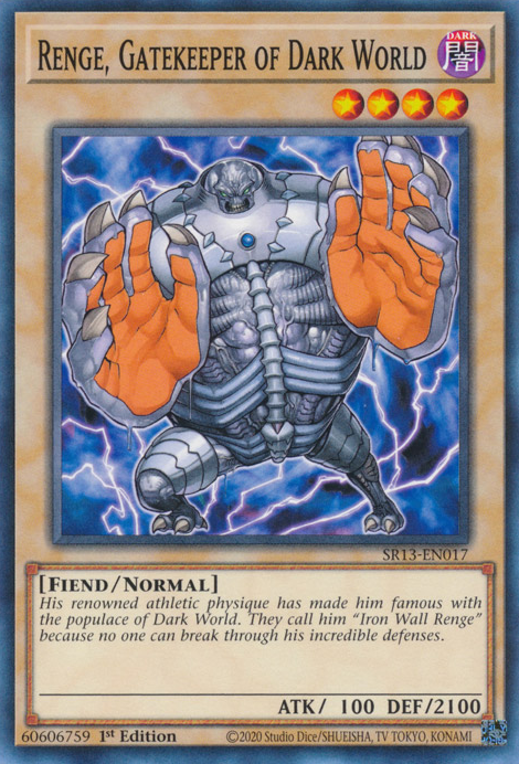 Renge, Gatekeeper of Dark World [SR13-EN017] Common | Rock City Comics