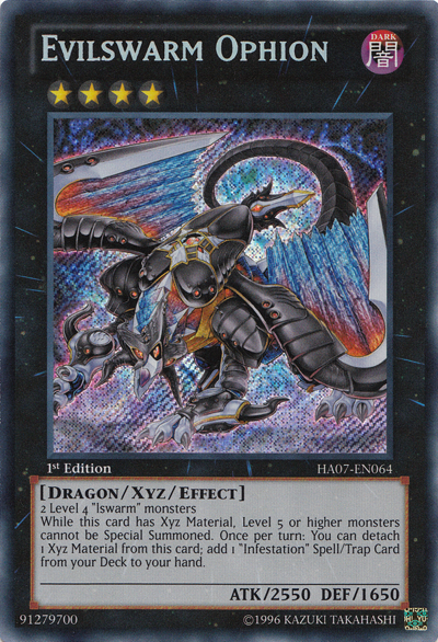 Evilswarm Ophion [HA07-EN064] Secret Rare | Rock City Comics