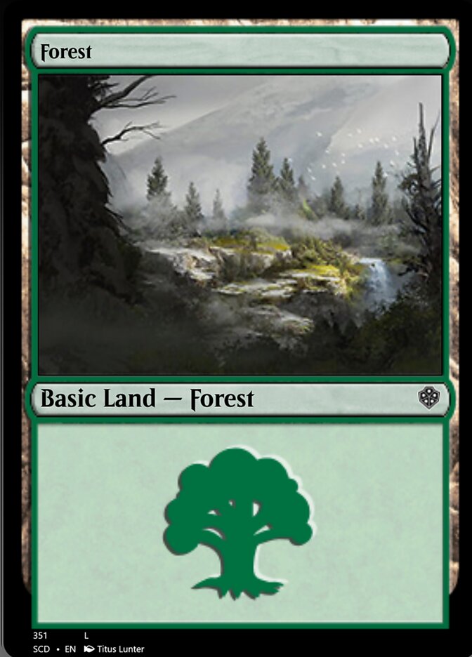 Forest (351) [Starter Commander Decks] | Rock City Comics