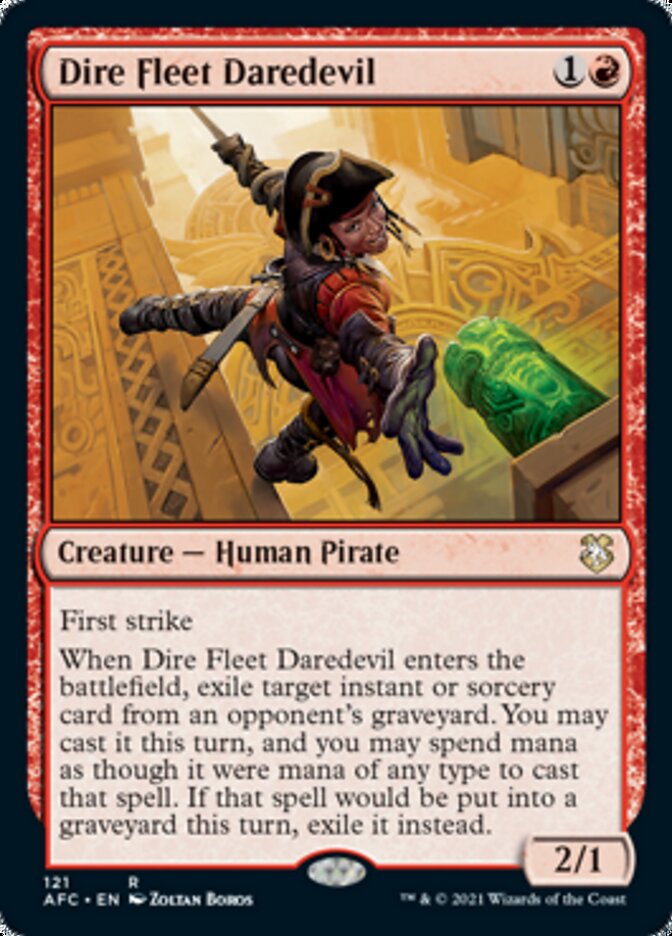 Dire Fleet Daredevil [Dungeons & Dragons: Adventures in the Forgotten Realms Commander] | Rock City Comics