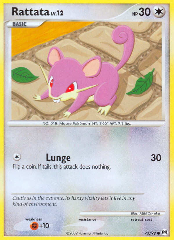 Rattata (73/99) [Platinum: Arceus] | Rock City Comics