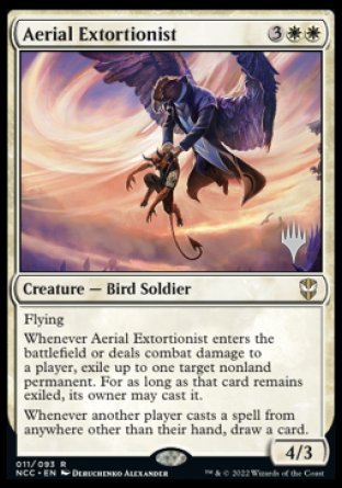 Aerial Extortionist (Promo Pack) [Streets of New Capenna Commander Promos] | Rock City Comics