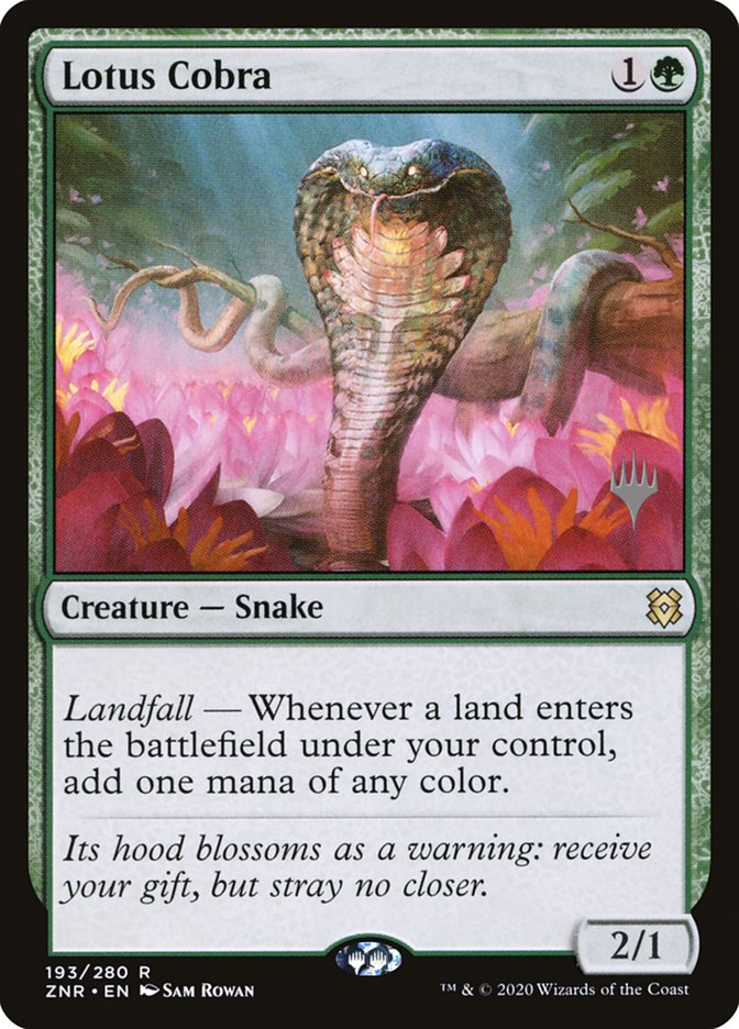 Lotus Cobra (Promo Pack) [Zendikar Rising Promos] | Rock City Comics