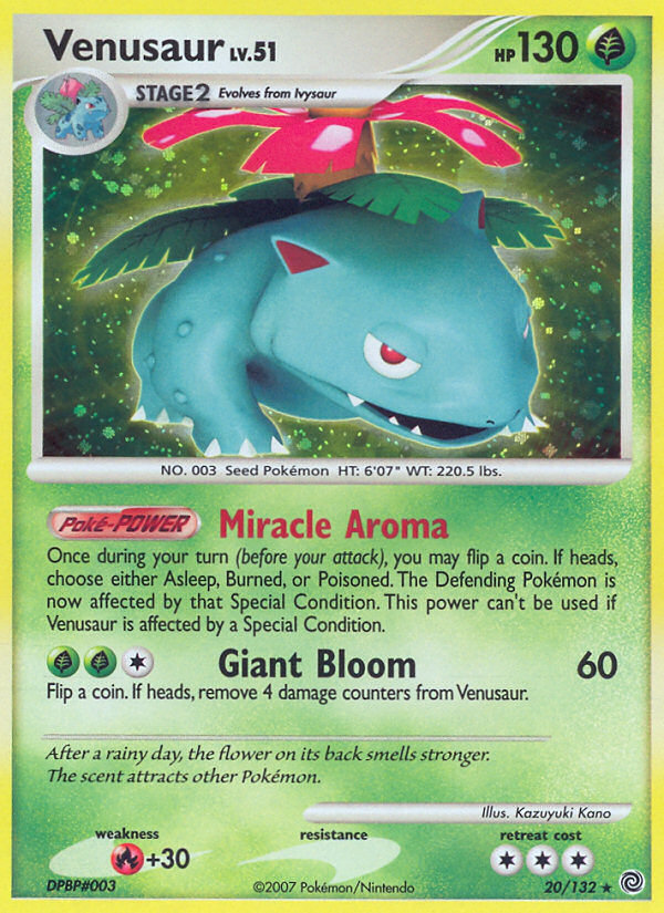 Venusaur (20/132) [Diamond & Pearl: Secret Wonders] | Rock City Comics