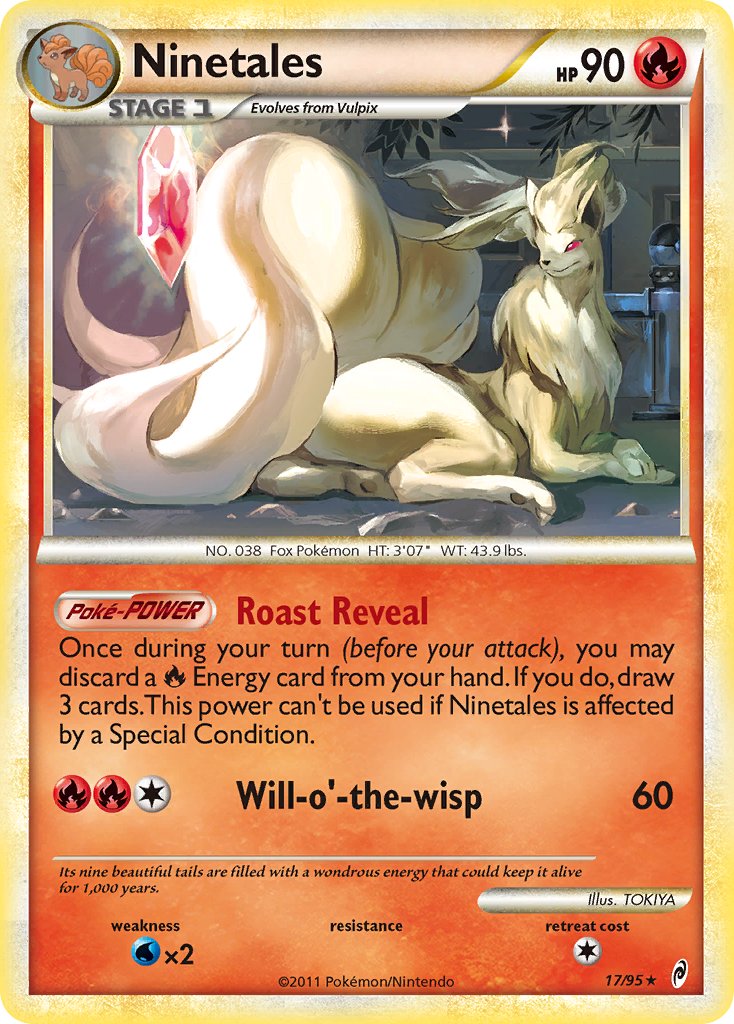 Ninetales (17/95) (Theme Deck Exclusive) [HeartGold & SoulSilver: Call of Legends] | Rock City Comics