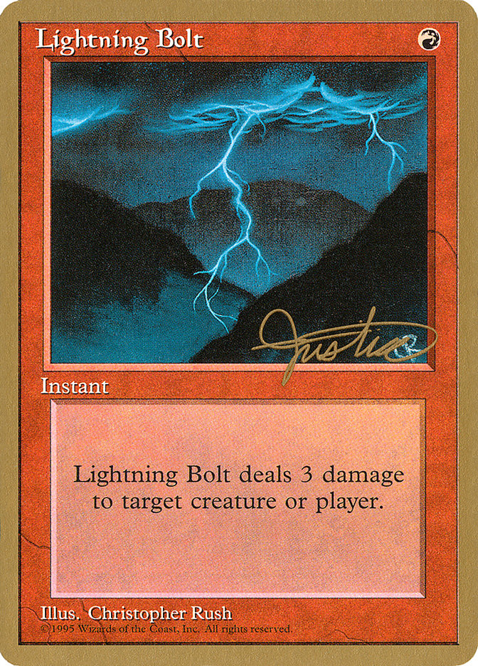 Lightning Bolt (Mark Justice) [Pro Tour Collector Set] | Rock City Comics