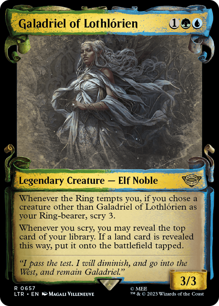 Galadriel of Lothlorien [The Lord of the Rings: Tales of Middle-Earth Showcase Scrolls] | Rock City Comics