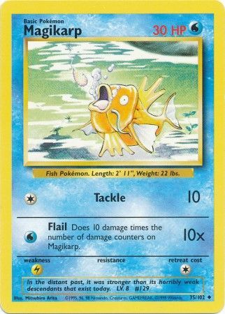 Magikarp (35/102) [Base Set Unlimited] | Rock City Comics