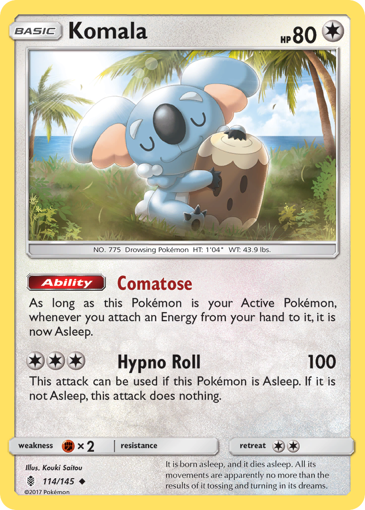 Komala (114/145) [Sun & Moon: Guardians Rising] | Rock City Comics