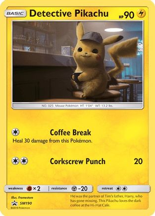 Detective Pikachu (SM190) [Sun & Moon: Black Star Promos] | Rock City Comics