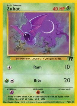 Zubat (70/82) [Team Rocket Unlimited] | Rock City Comics