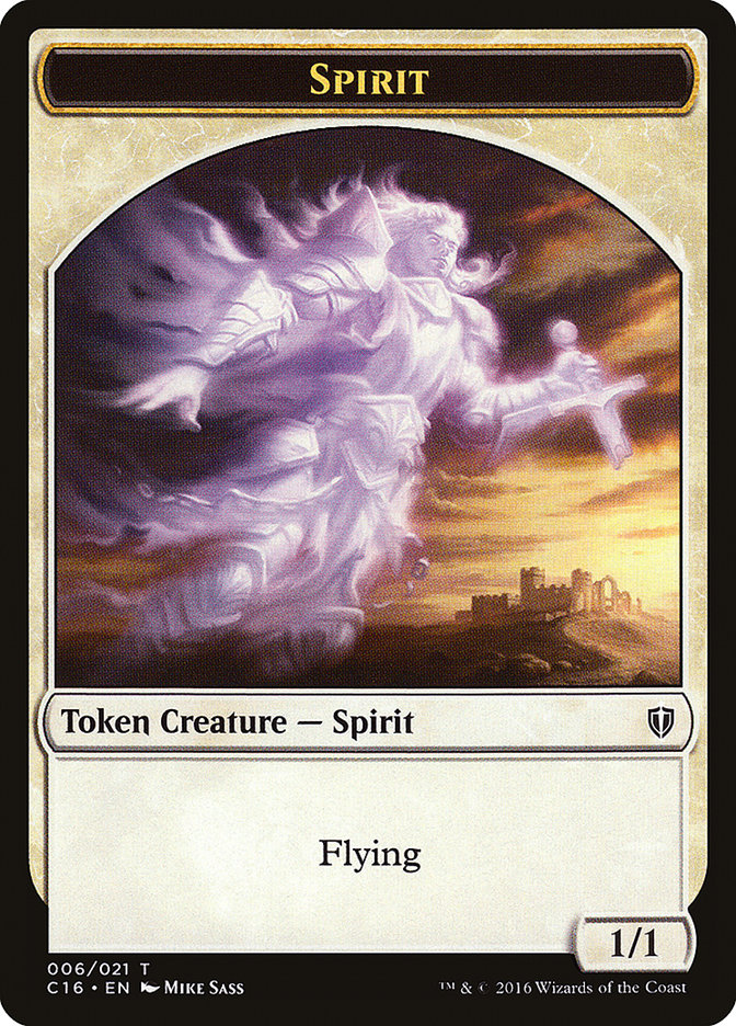 Spirit (006/021) [Commander 2016 Tokens] | Rock City Comics