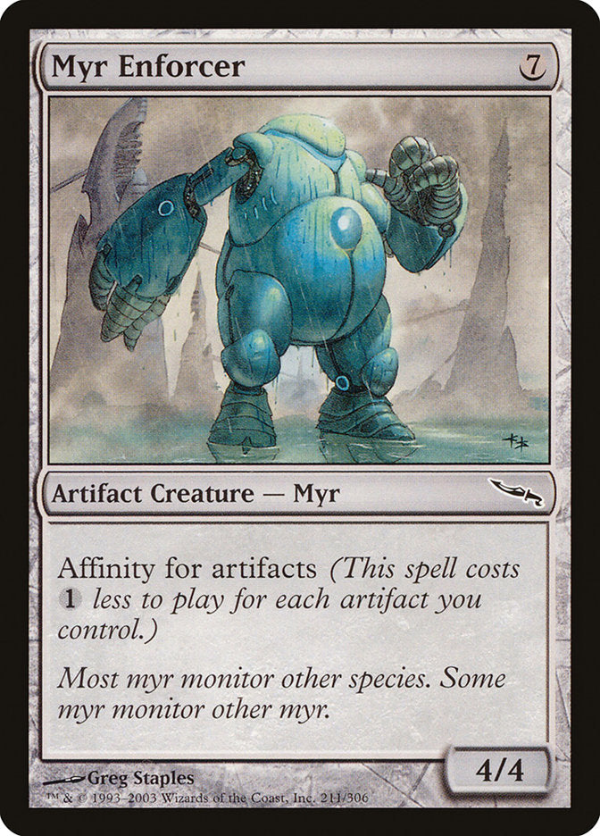 Myr Enforcer [Mirrodin] | Rock City Comics