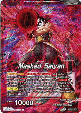 Masked Saiyan // SS3 Bardock, Reborn from Darkness (Starter Deck Exclusive) (SD16-01) [Cross Spirits] | Rock City Comics