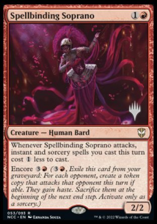 Spellbinding Soprano (Promo Pack) [Streets of New Capenna Commander Promos] | Rock City Comics