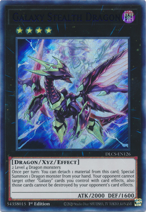 Galaxy Stealth Dragon (Blue) [DLCS-EN126] Ultra Rare | Rock City Comics