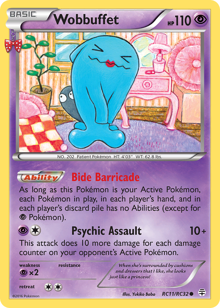 Wobbuffet (RC11/RC32) [XY: Generations] | Rock City Comics