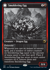 Smoldering Egg // Ashmouth Dragon [Innistrad: Double Feature] | Rock City Comics