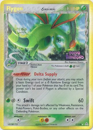 Flygon (7/110) (Delta Species) (Stamped) [EX: Holon Phantoms] | Rock City Comics