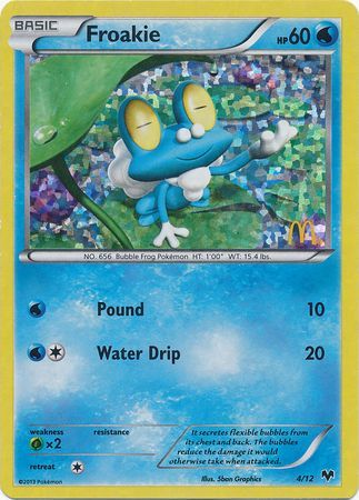 Froakie (4/12) [McDonald's Promos: 2014 Collection] | Rock City Comics