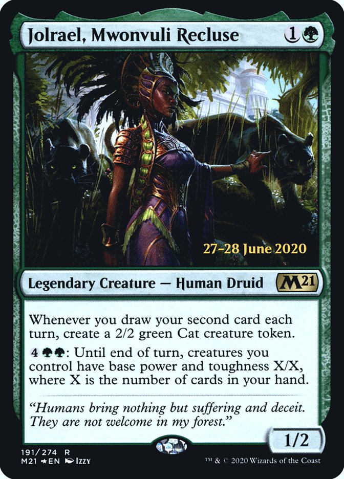 Jolrael, Mwonvuli Recluse  [Core Set 2021 Prerelease Promos] | Rock City Comics