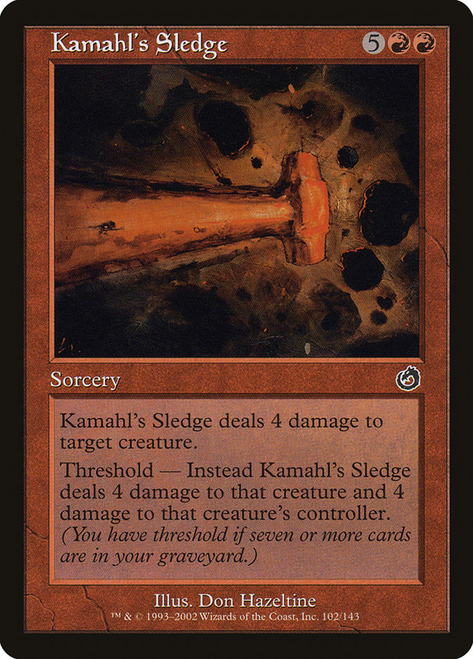 Kamahl's Sledge [Torment] | Rock City Comics