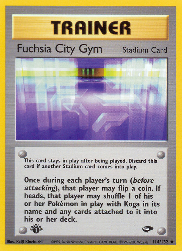 Fuchsia City Gym (114/132) [Gym Challenge 1st Edition] | Rock City Comics