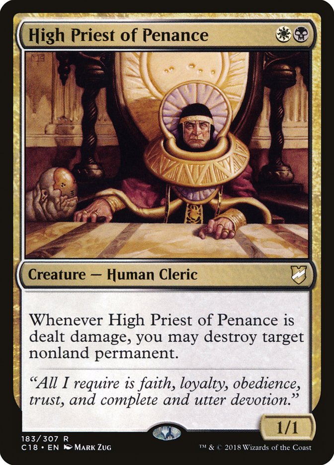 High Priest of Penance [Commander 2018] | Rock City Comics